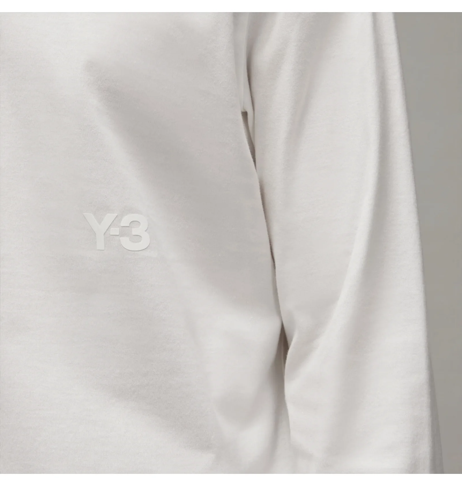 ᐉ Лонгслив унисекс Adidas Y-3 Long Sleeve Tee White JD9832