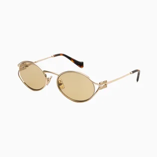 Сонцезахисні окуляри жіночі MIU MIU Brown/Gold 52YS-ZVN10R-54