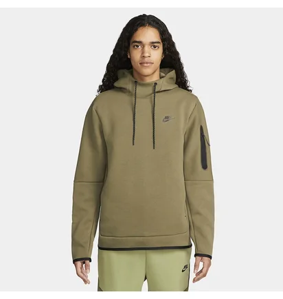 Худи мужское Nike Sportswear Tech Fleece Olive Dd5174-222