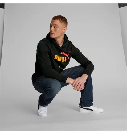 Худи мужское Puma Essentials Big Logo Hoodie Black 846849-91