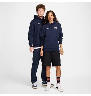 Худи унисекс Nike Sb Fleece Pullover Hoodie Blue FZ4102-451