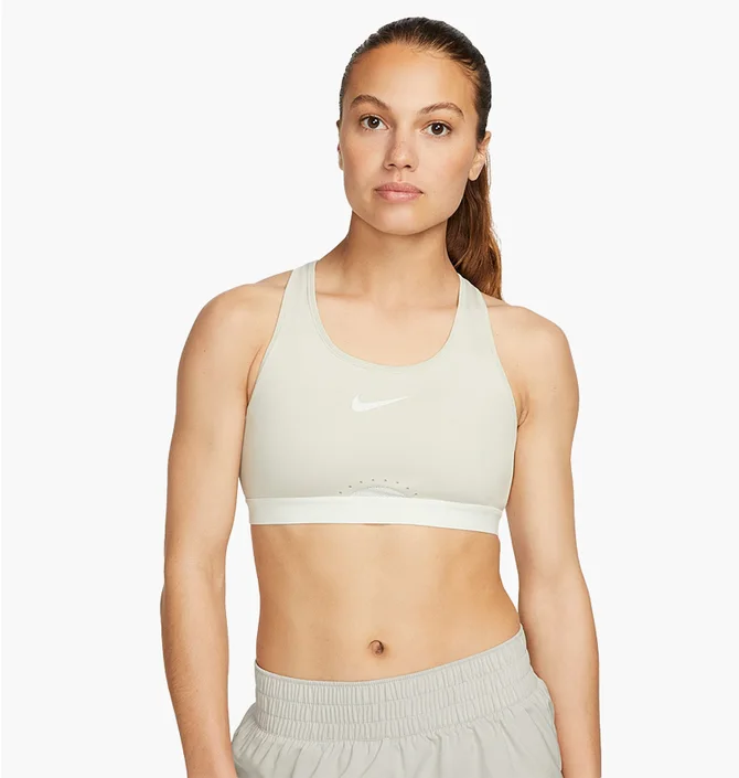 Топ женский Nike Swoosh High-Support Non-Padded Adjustable Sports Bra Beige DD0428-104