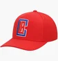 Кепка унисекс Mitchell & Ness Nba Los Angeles Clippers Team Ground Stretch Red Line Flex Snapback Cap Red 6HSSMM19361-LACRED1-OS