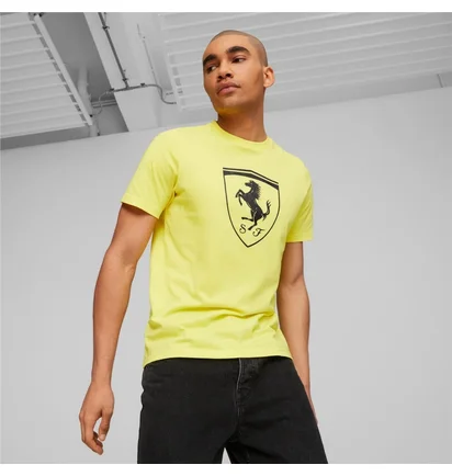 Футболка мужская Puma Scuderia Ferrari Race Bid Shield Yellow 620951-04