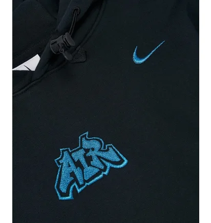 Худи мужское Nike Fleece Hoodie X Off-White Black DN1759-010