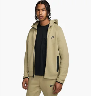 Толстовка мужская Nike Tech Fleece Fz Wr Beige FB7921-277