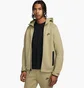 Толстовка мужская Nike Tech Fleece Fz Wr Beige FB7921-277