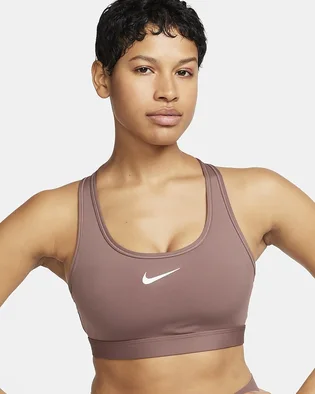 Топ жіночий Nike Swoosh Medium Support Violet DX6821-208