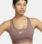 Топ женский Nike Swoosh Medium Support Violet DX6821-208