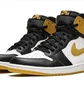 Кроссовки мужские Air Jordan 1 Retro High Og Black/White 555088-109