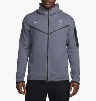Толстовка мужская Nike Hooded Sweatshirt Lfc Mnsw Tchflc Hoodie Fzwr 3R Blue FQ8015-015