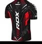 Футболка чоловіча RDX Compression Immaf-1 Black/Red CSH-IMF-1R