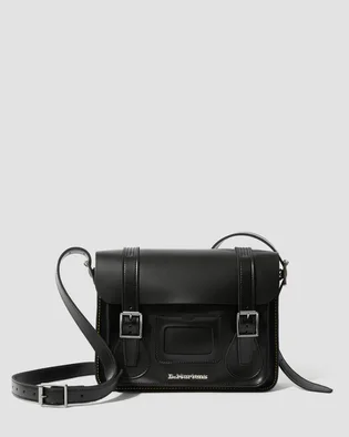 Сумка унісекс Dr. Martens 11 Inch Leather Messenger Bag Black AB097001