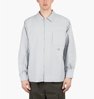 Рубашка унисекс Liberaiders Poplin Longsleeve Shirt Grey 711042201