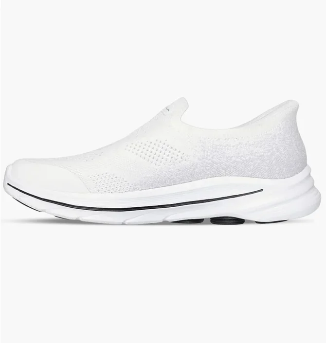 Слипоны унисекс Skechers Go Walk 8 Nova White 125926-WBK