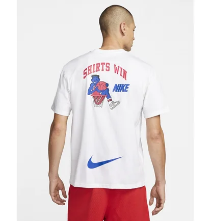 Футболка чоловіча Nike MenS Basketball T-Shirt White DO2246-100