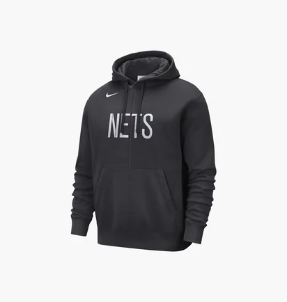 Худи мужское Nike Brooklyn Nets Courtside Black Dr9318-060