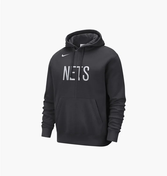 Худи мужское Nike Brooklyn Nets Courtside Black Dr9318-060