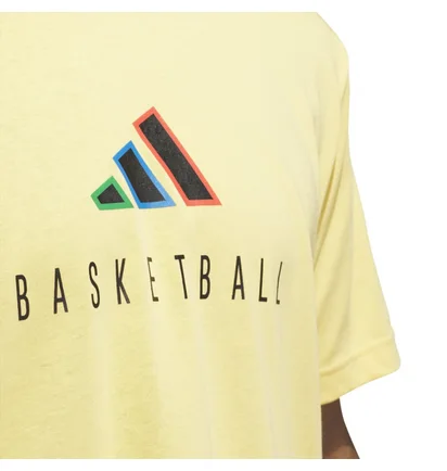 Футболка мужская Adidas Wwh Logo G T Yellow IY1155