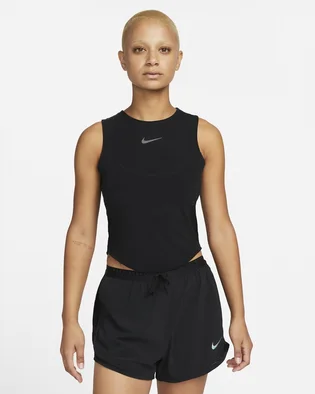 Майка женская Nike Dri-Fit Run Division Black DX0312-010