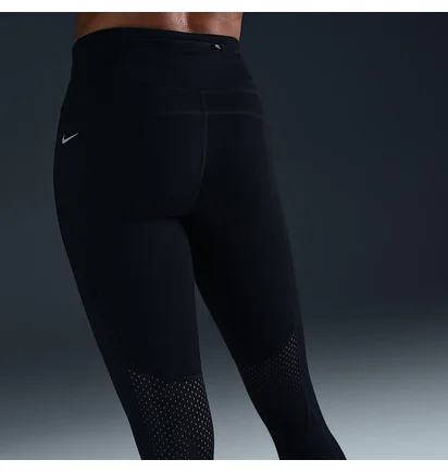 Леггинсы женские Nike W Fast Mr 7/8 Tight Nvlt Black HV8900-010