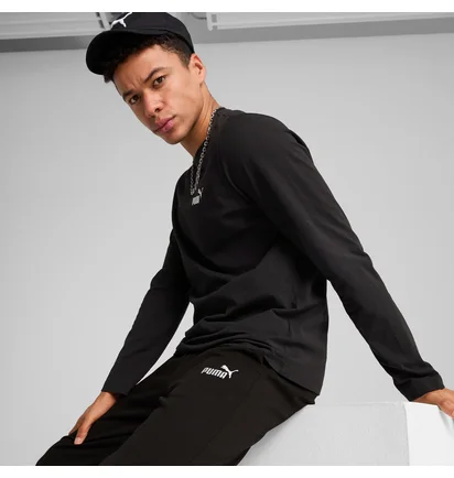 Штаны мужские Puma Ess Logo Black 682636-01