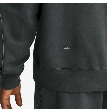 Худи унисекс Nike X Drake Nocta Nrg Fleece Grey FN7659-060