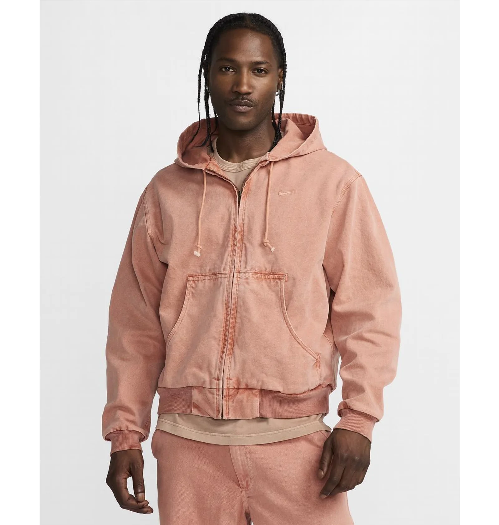 ᐉ Толстовка чоловіча Nike Life Full-Zip Unlined Jacket Orange