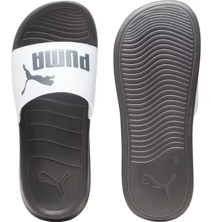 Тапочки унісекс Puma Chanclas Popcat 20 White 372279-036