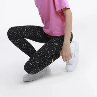 Лосини дитячі Nike G Nsw Essntl Mr Tght Logo Prnt Black FN8607-010