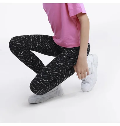Лосини дитячі Nike G Nsw Essntl Mr Tght Logo Prnt Black FN8607-010