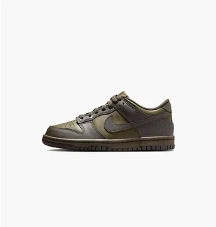 Кроссовки детские Nike Dunk Low Big Kids Shoes Olive FB9109-302