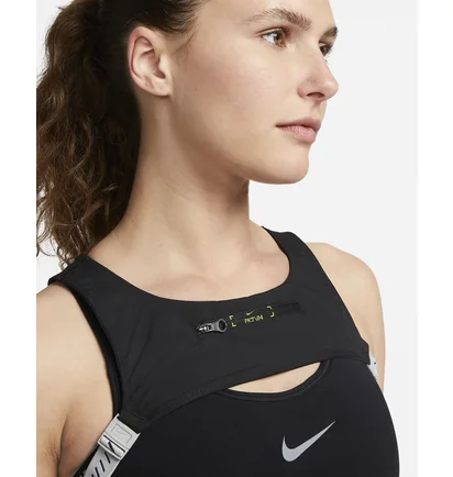 Топ женский Nike Swoosh On The Run Black DX6505-010