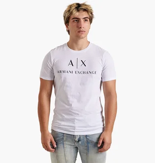 Футболка мужская Armani Exchange Mini Icon Logo Tee White 8NZTCJZ8H4Z1100