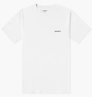 Футболка мужская Carhartt Script Embroidery Tee White I030435-00AXX