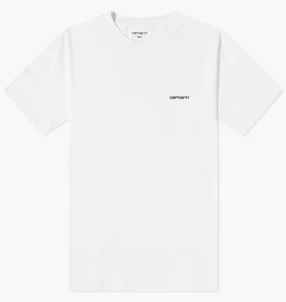 Футболка мужская Carhartt Script Embroidery Tee White I030435-00AXX