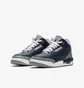 Кроссовки детские Air Jordan 3 Retro Georgetown Blue 398614-401