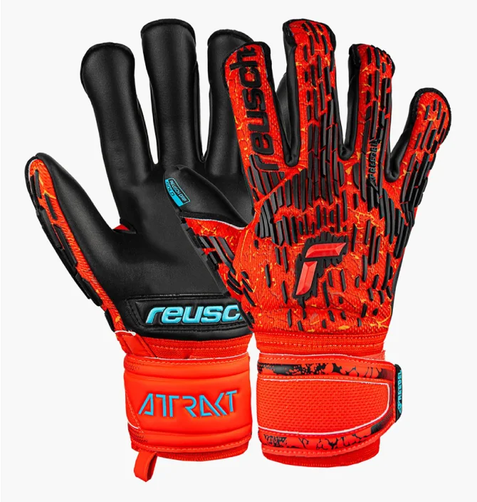 Рукавиці воротарські унісекс Reusch Attrakt Freegel Gold Evolution Cut Red 53-70-135-3333