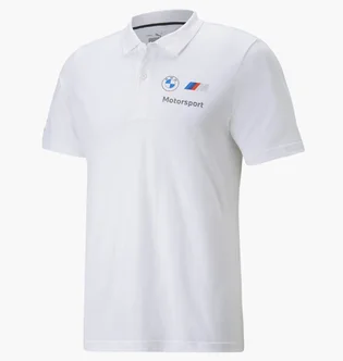 Поло мужское Puma Bmw M Motorsport Essentials Polo White 536245-02