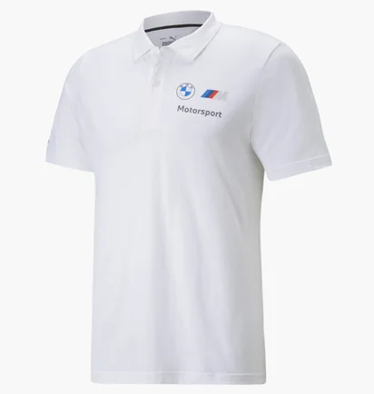 Поло мужское Puma Bmw M Motorsport Essentials Polo White 536245-02