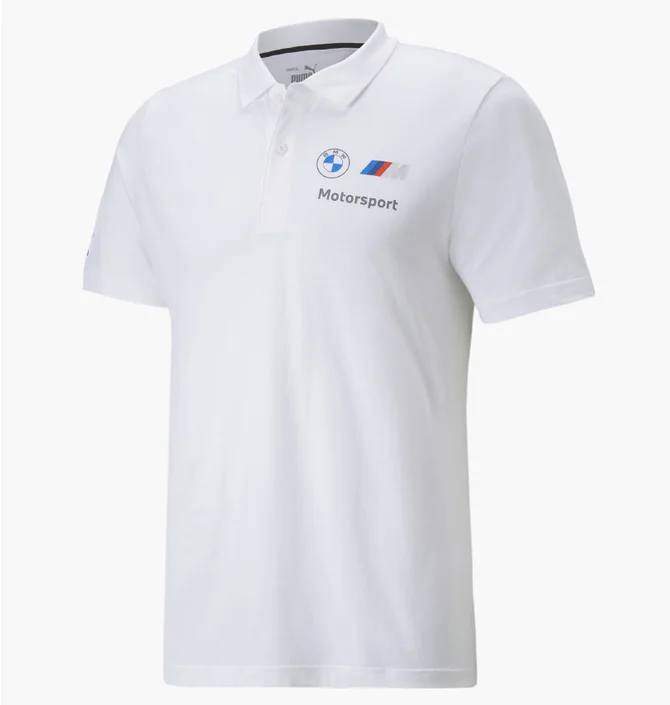 Поло мужское Puma Bmw M Motorsport Essentials Polo White 536245-02