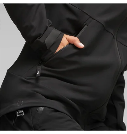 Куртка женская Puma Seasons Softshell Running Jacket Black 524117-01