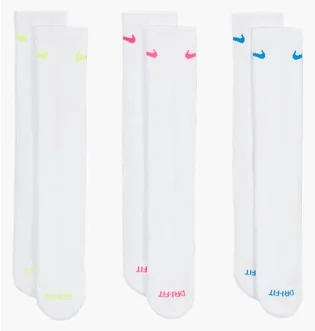Носки Nike Everyday Plus Cushioned Crew White (3 пары) SX6888-938