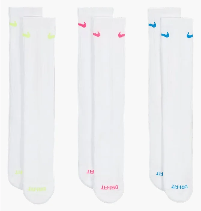 Носки Nike Everyday Plus Cushioned Crew White (3 пары) SX6888-938
