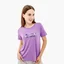 Футболка женская AUSTRALIAN Logo Flowers Tee Jersey V Violet LSDTS0027-768
