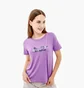 Футболка женская AUSTRALIAN Logo Flowers Tee Jersey V Violet LSDTS0027-768