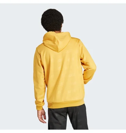 Худи мужское Adidas Embossed Polar Fleece Yellow IJ6429