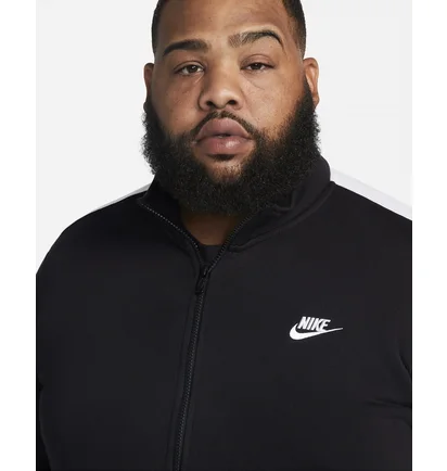 Толстовка мужская Nike Sportswear Club Brushed-Back Jacket Black DD7010-010
