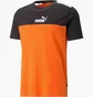 Футболка мужская Puma Camiseta Essentials+ Block Tee Orange/Black 847426-23