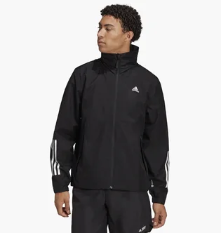 Ветровка мужская Adidas Bsc 3-Stripes Rain.Rdy Jacket Black H65773